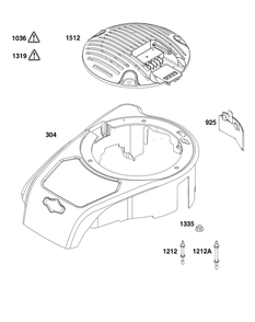 Part Location Diagram of 594366 Briggs and Stratton Screen